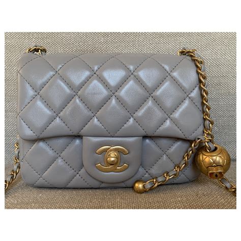 grey chanel bag for sale|chanel mini flap bags.